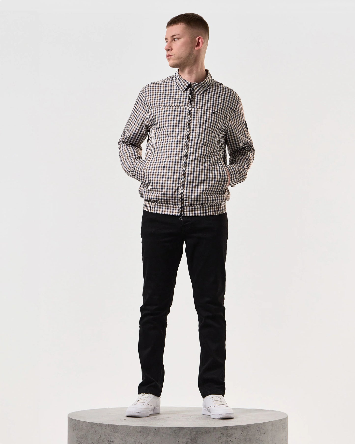 Weekend Offender - Kamares Harrington Jacket Mid House Check