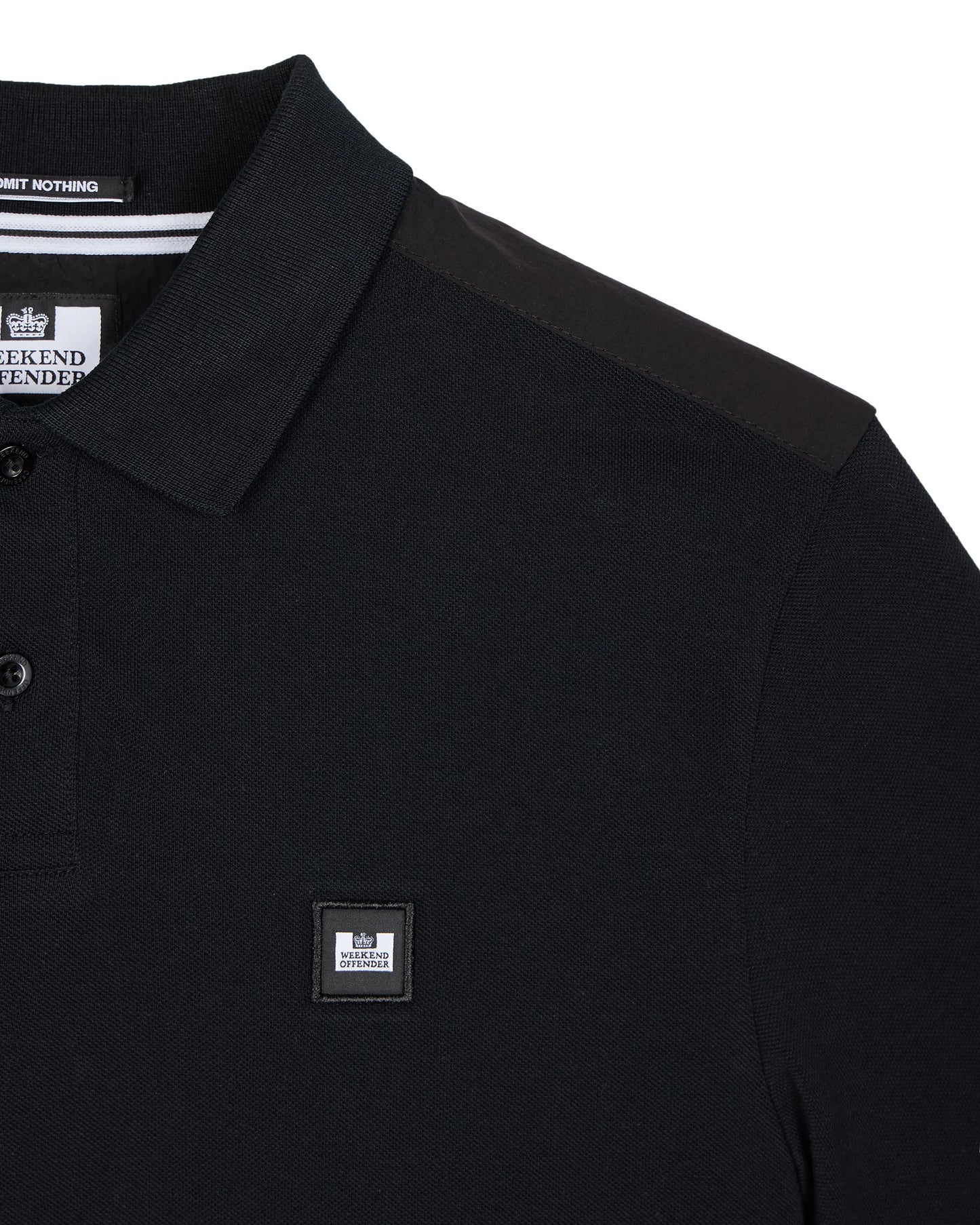 Weekend Offender - Brant Polo Shirt Black