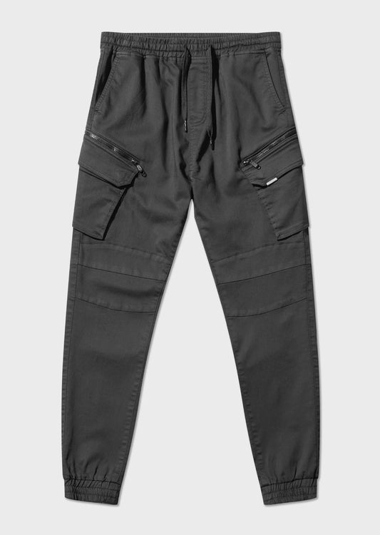 Police - Bonetti Slim Fit Charcoal Cargo