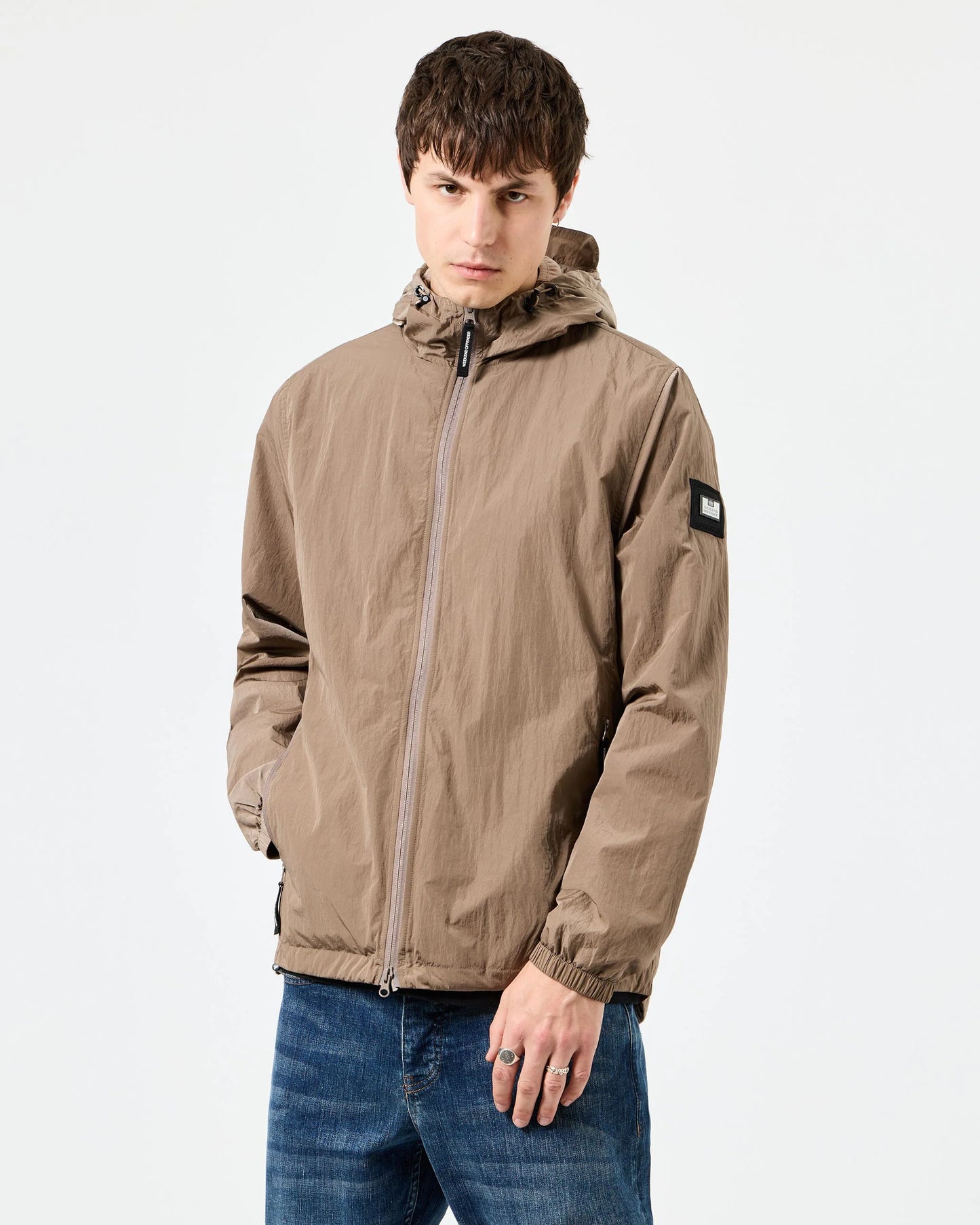 Weekend Offender - Technician Fleece Lined Jacket Mocha Brown