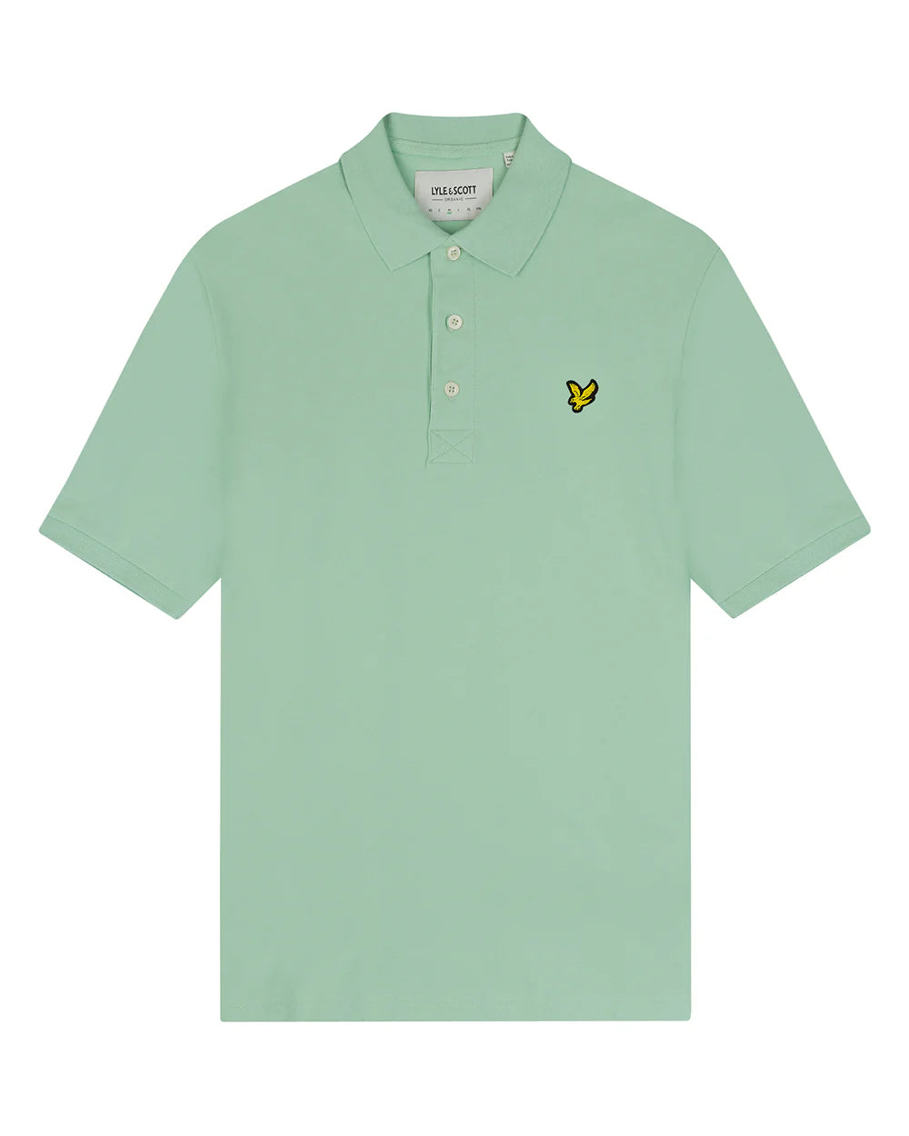 Lyle & Scott - Plain Polo Shirt Turquoise Shadow