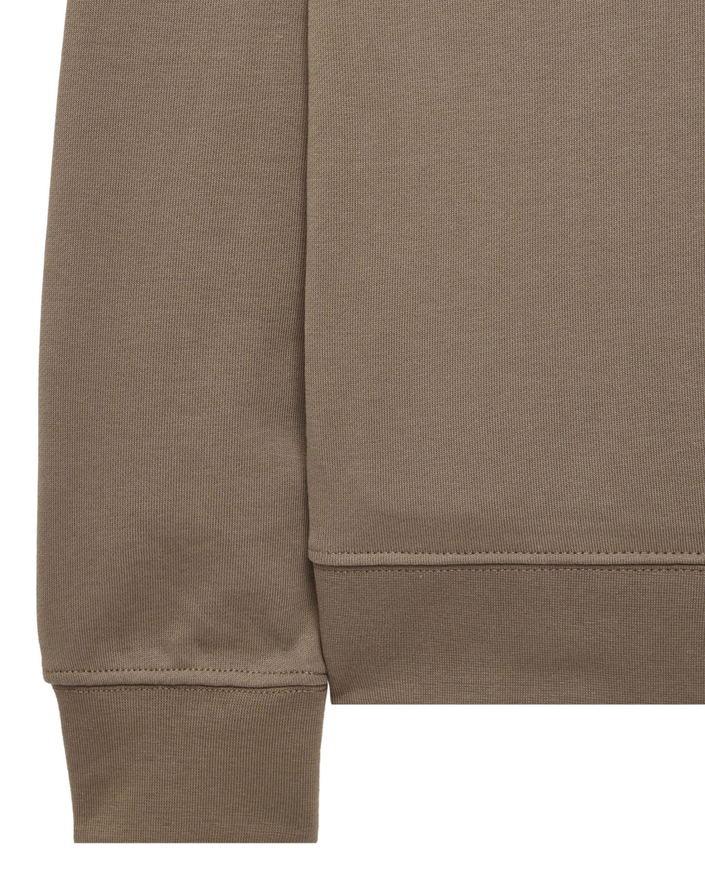 Weekend Offender - Matisa 1/4 Zip Jumper Mocha Brown
