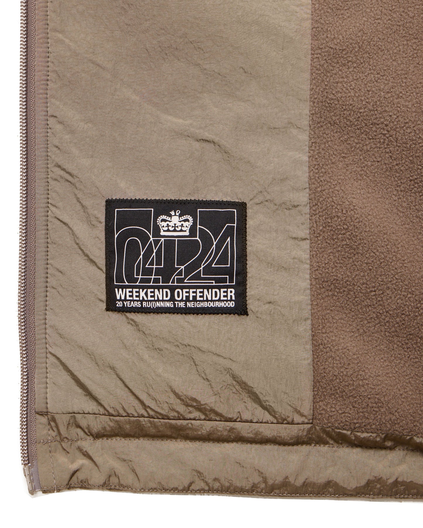 Weekend Offender - Technician Fleece Lined Jacket Mocha Brown