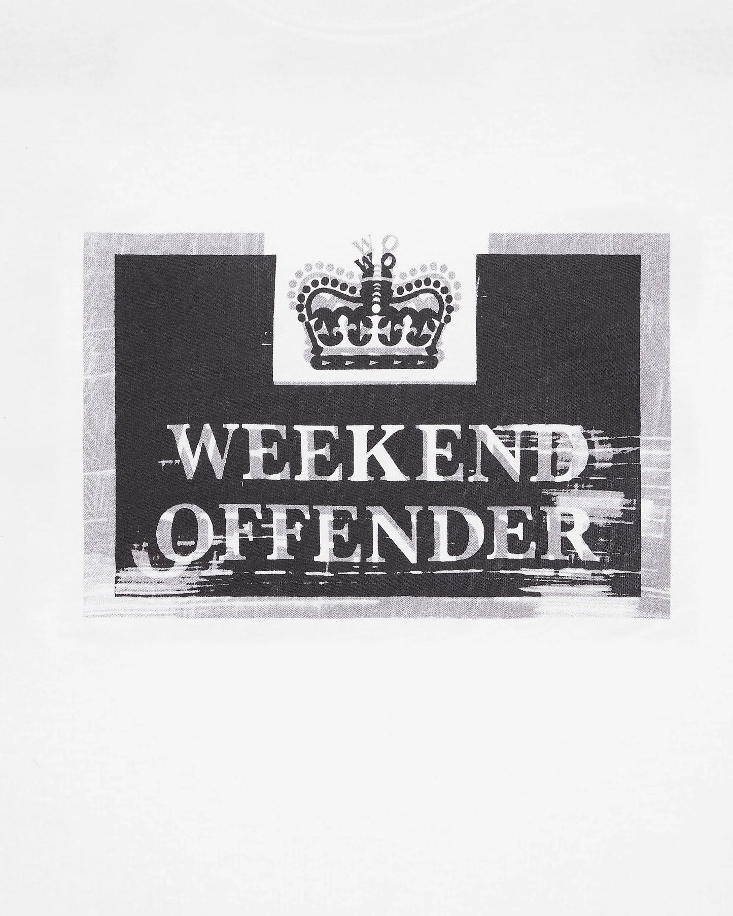 Weekend Offender - Bonpensiero Graphic T-Shirt White
