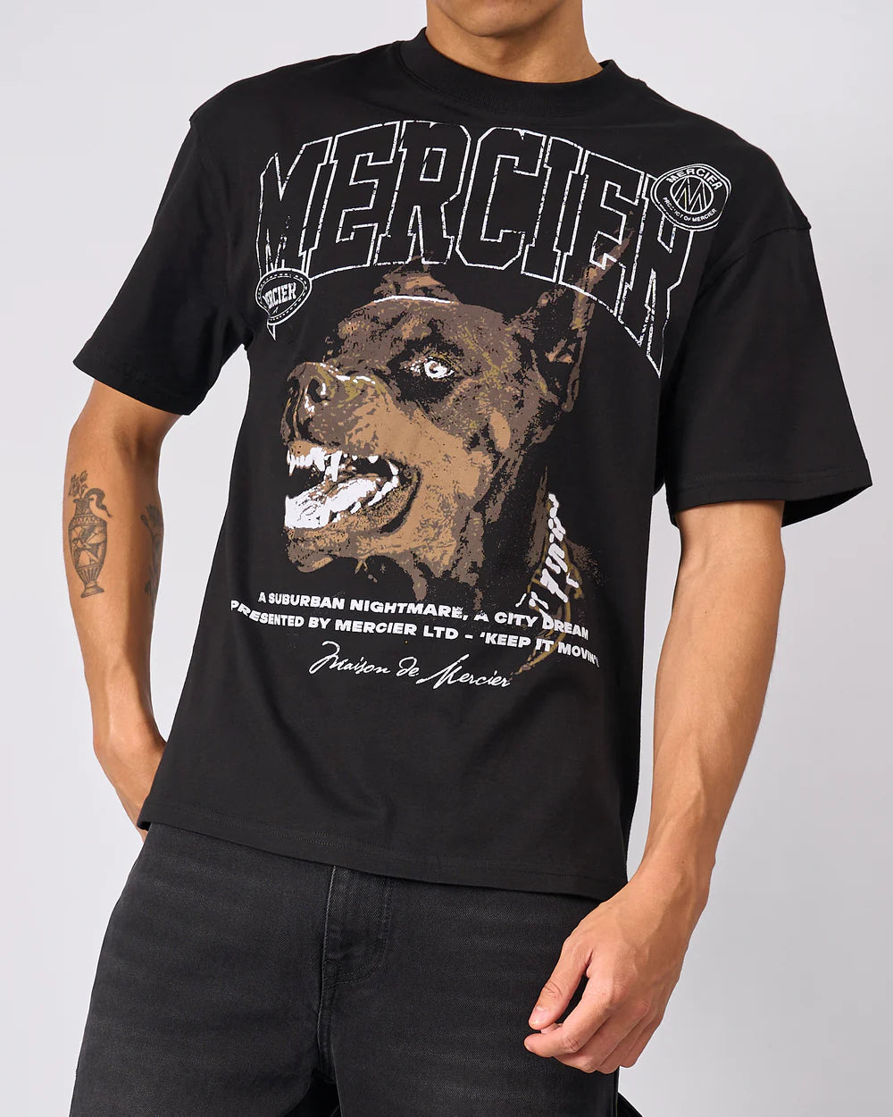 Mercier - Black Defender T-Shirt