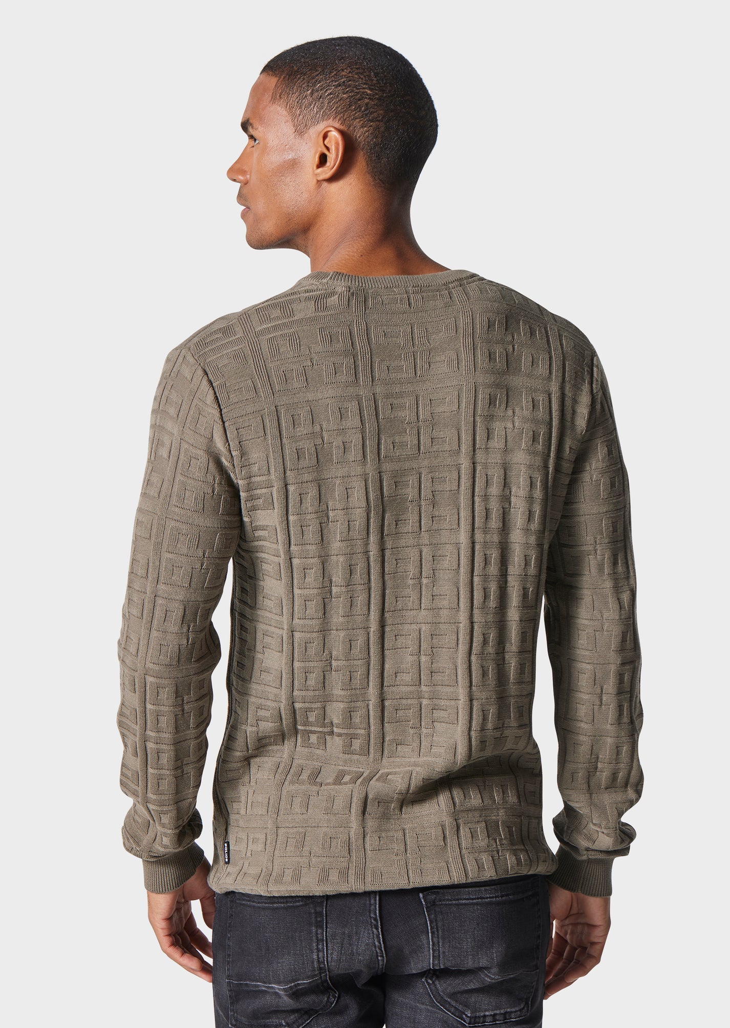 Police - Divisa Nude Knitted Jumper