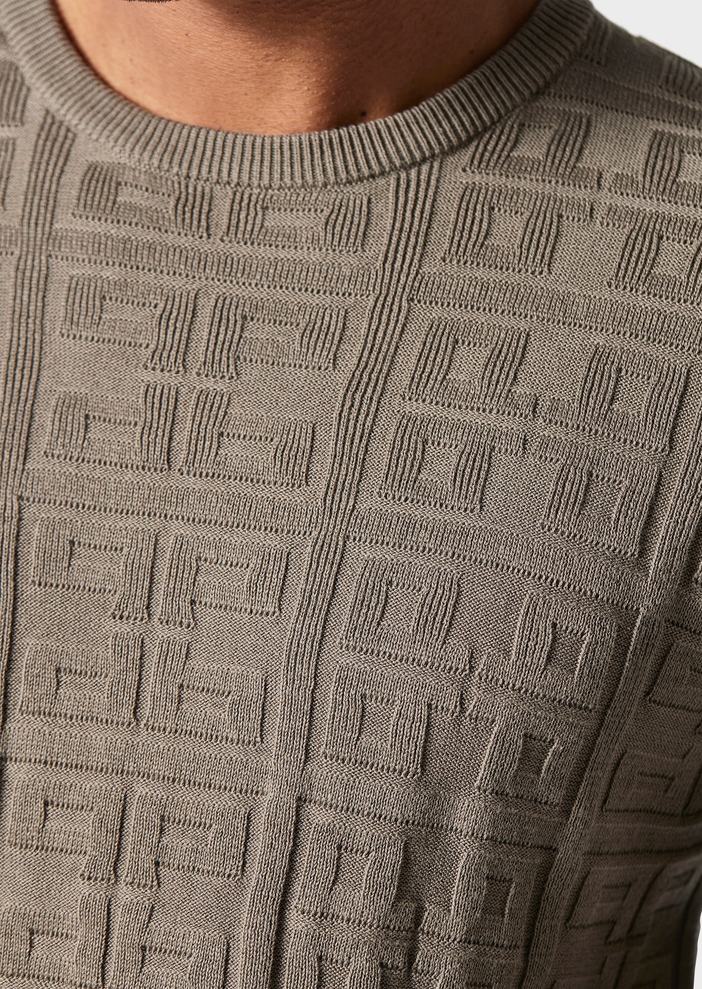 Police - Divisa Nude Knitted Jumper