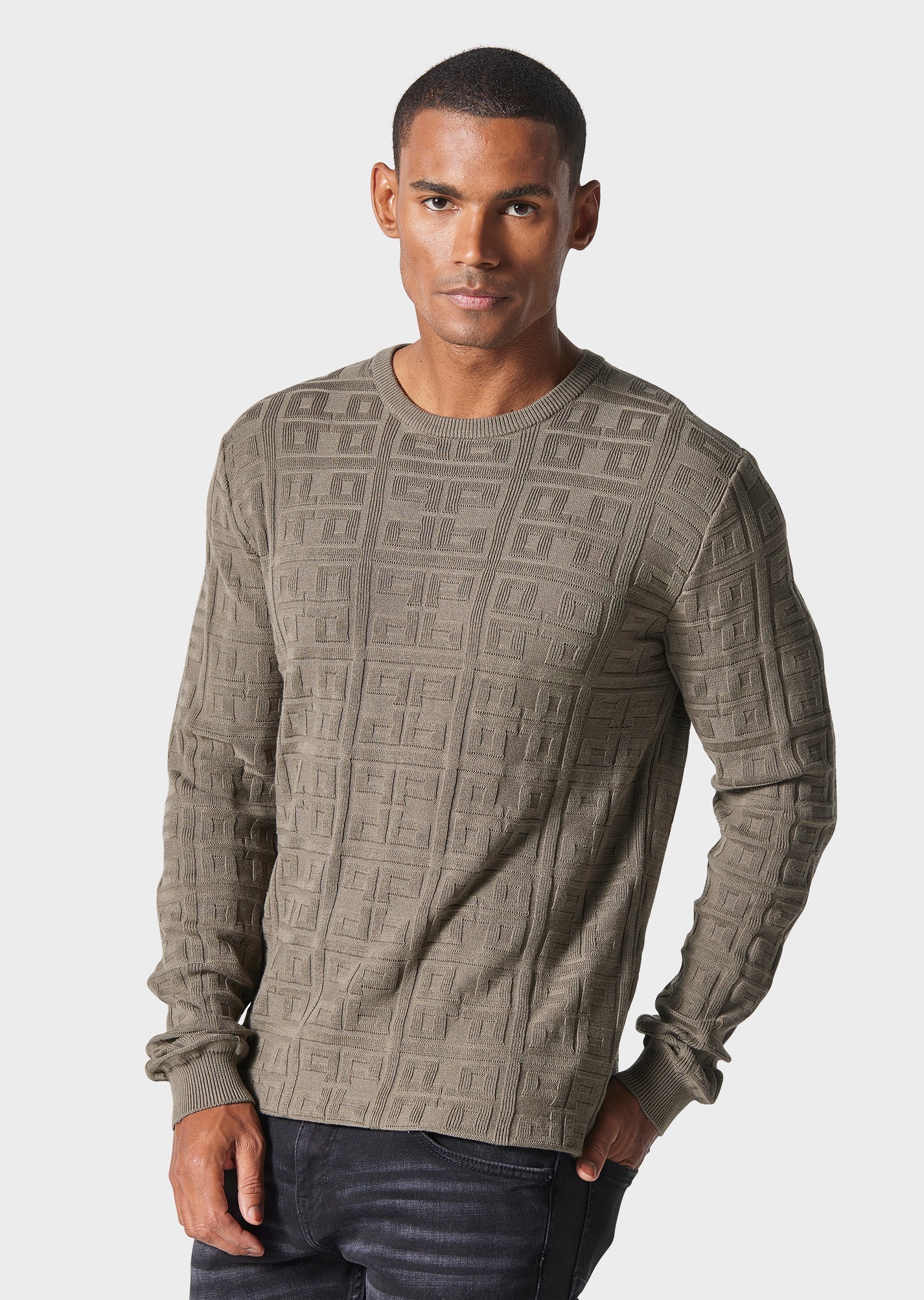 Police - Divisa Nude Knitted Jumper