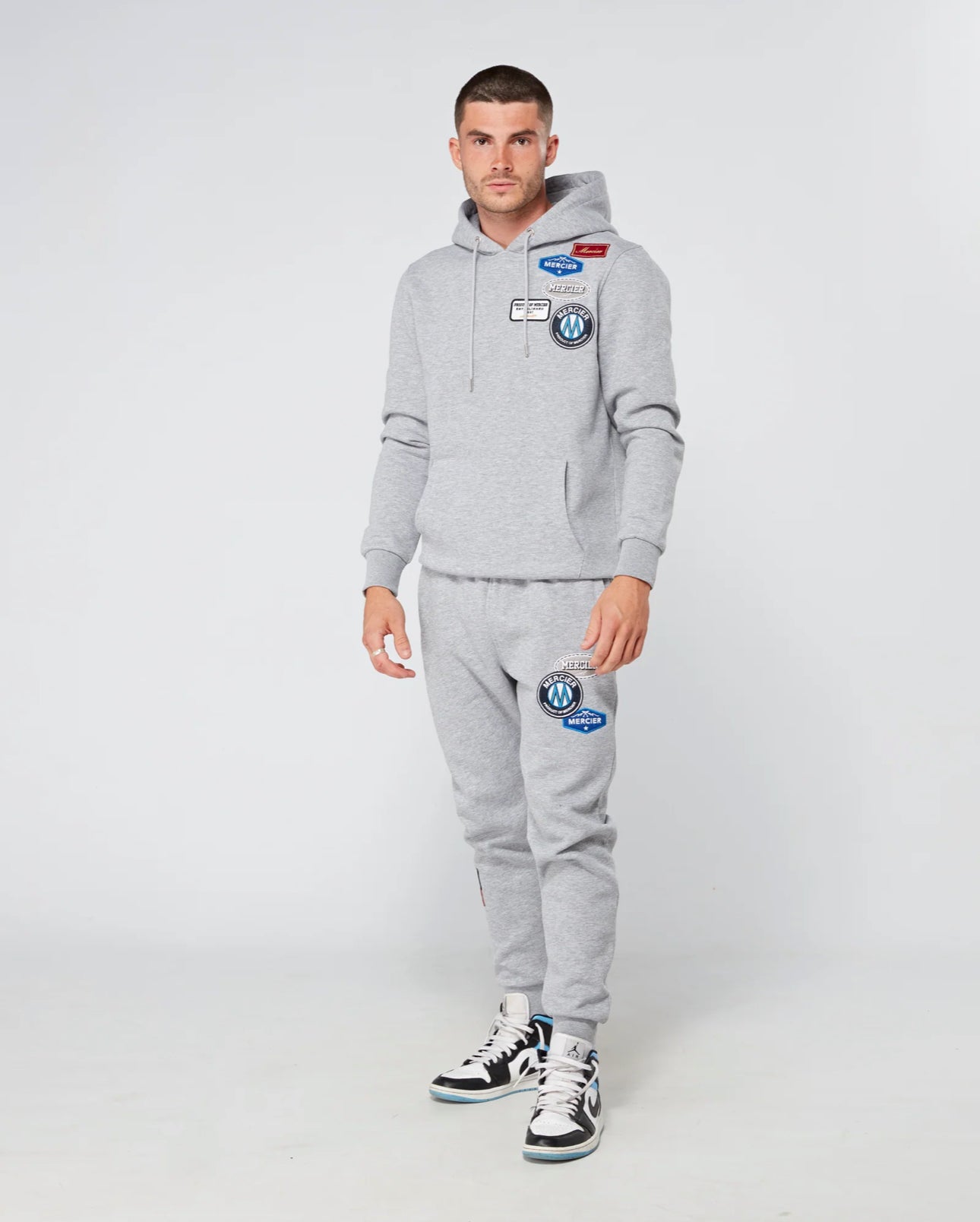 Mercier Grey OG Badge Joggers