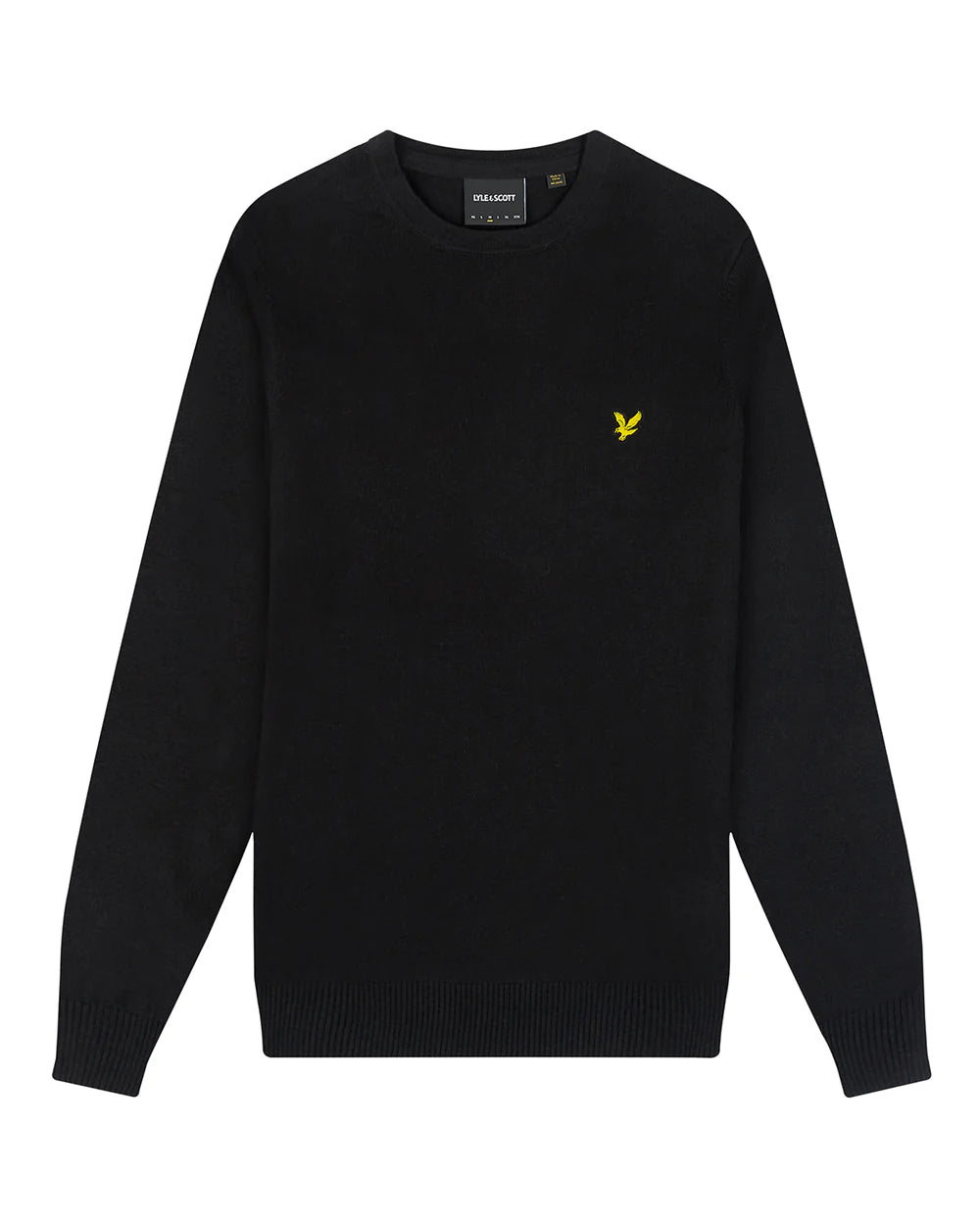 Lyle & Scott - Cotton Merino Jumper Black
