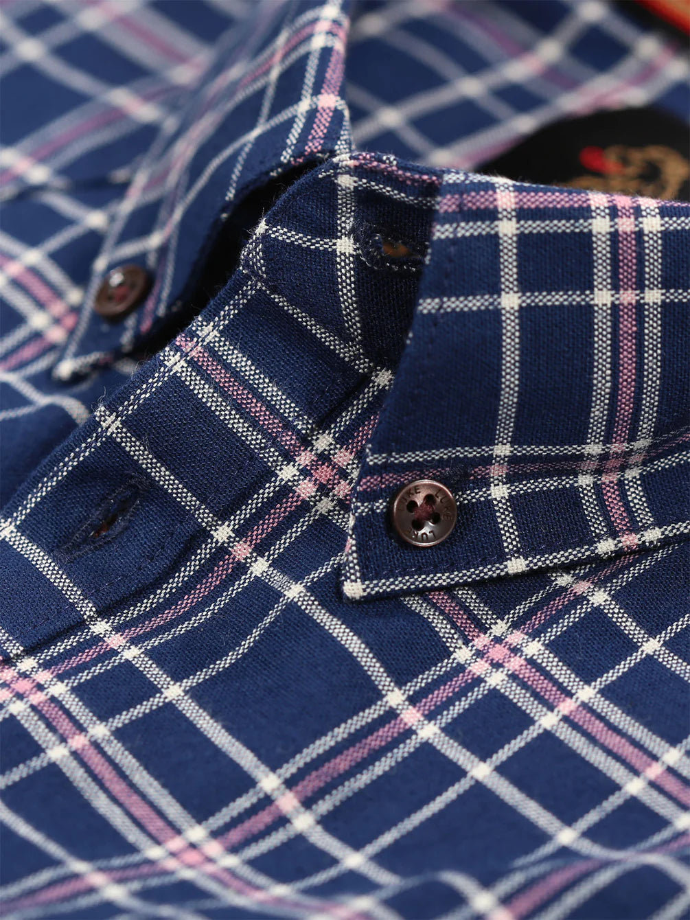 Luke 1977 - Cambridge S/S Shirt Dark Navy Mix