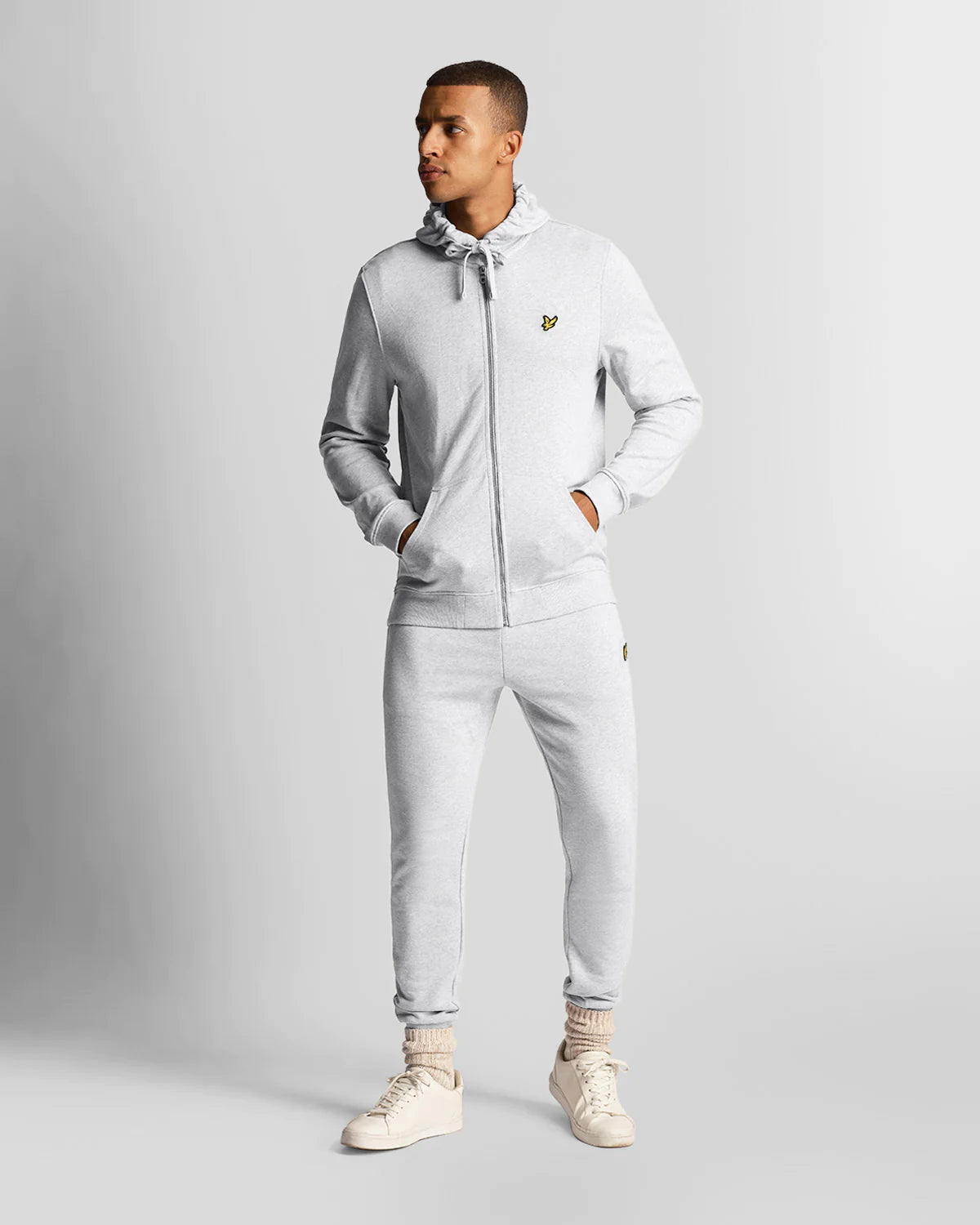 Lyle & Scott - Zip Through Hoodie Grey