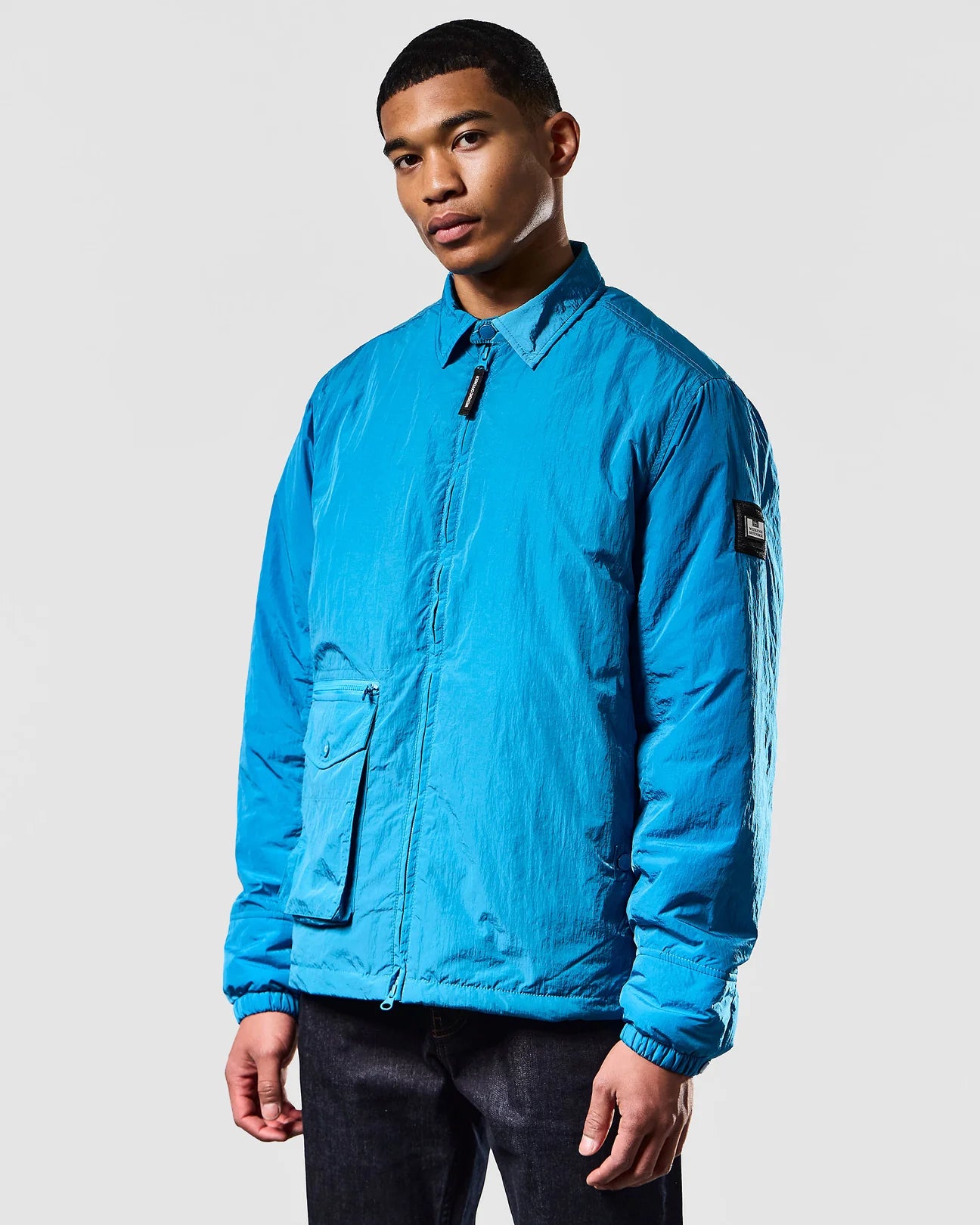 Weekend Offender - Vinnie Thermo Over-Shirt Azure Blue