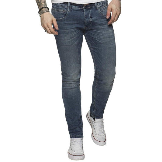 Enzo - EM580 Light Stonewash Slim Fit Stretch Jean